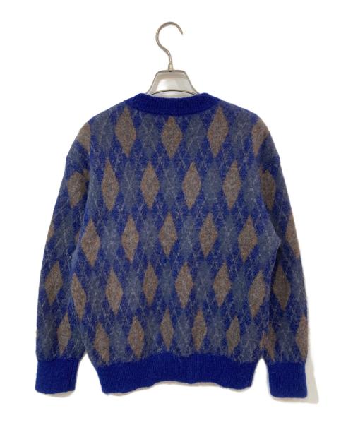 MACKINTOSH LONDON（マッキントッシュ ロンドン）MACKINTOSH LONDON (マッキントッシュ ロンドン) アルパカ モヘヤ混 ニット ネイビー サイズ:38の古着・服飾アイテム