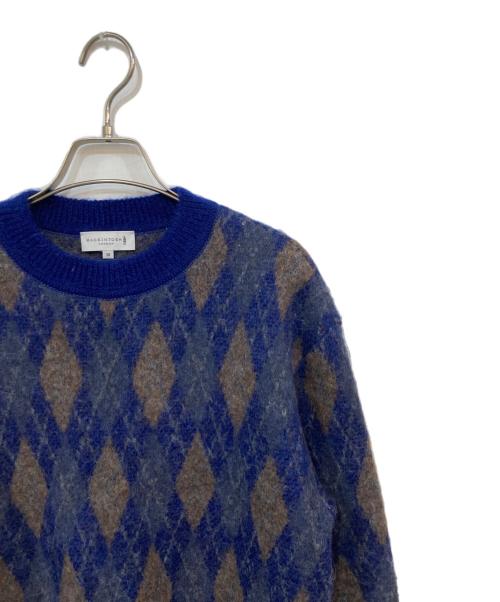 MACKINTOSH LONDON（マッキントッシュ ロンドン）MACKINTOSH LONDON (マッキントッシュ ロンドン) アルパカ モヘヤ混 ニット ネイビー サイズ:38の古着・服飾アイテム