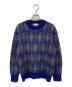 MACKINTOSH LONDON（マッキントッシュ ロンドン）の古着「アルパカ モヘヤ混 ニット」｜ネイビー
