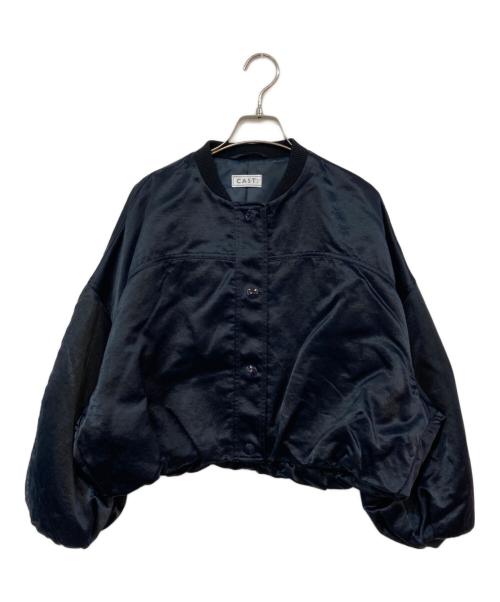 CAST:（キャスト）CAST: (キャスト) クロップドライトアウター ネイビー サイズ:SIZE Mの古着・服飾アイテム