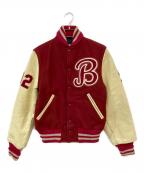 Hatcher'sハッチャーズ）の古着「70’s スタジャン」｜レッド