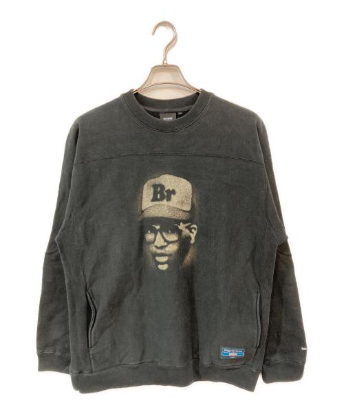 BROOKLYN OVERALL（ブルックリンオーバーオール）BROOKLYN OVERALL (ブルックリンオーバーオール) リバースウィーブスウェット ブラック サイズ:SIZE Lの古着・服飾アイテム