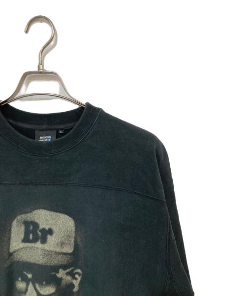 BROOKLYN OVERALL（ブルックリンオーバーオール）BROOKLYN OVERALL (ブルックリンオーバーオール) リバースウィーブスウェット ブラック サイズ:SIZE Lの古着・服飾アイテム