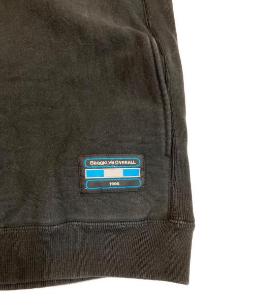 BROOKLYN OVERALL（ブルックリンオーバーオール）BROOKLYN OVERALL (ブルックリンオーバーオール) リバースウィーブスウェット ブラック サイズ:SIZE Lの古着・服飾アイテム