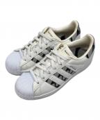 adidas×marimekkoアディダス×マリメッコ）の古着「スーパースター」｜ホワイト