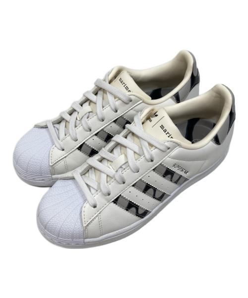 adidas（アディダス）adidas (アディダス) marimekko (マリメッコ) スーパースター ホワイト サイズ:US6の古着・服飾アイテム