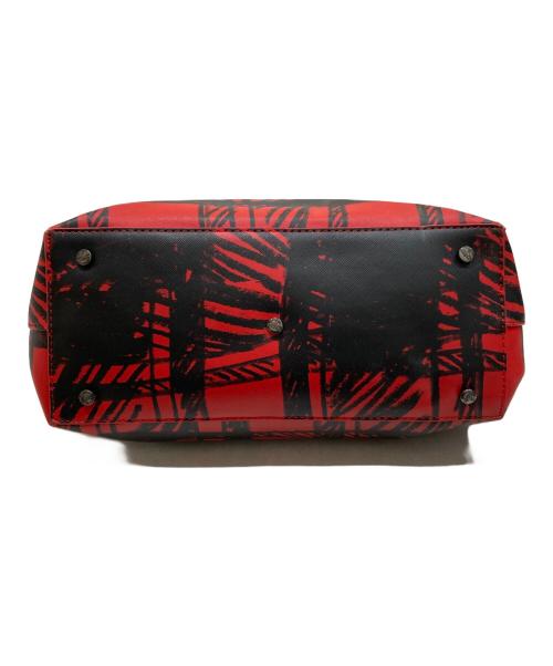 Vivienne Westwood（ヴィヴィアンウエストウッド）Vivienne Westwood (ヴィヴィアンウエストウッド) アングロマニア トートバッグ レッド×ブラックの古着・服飾アイテム