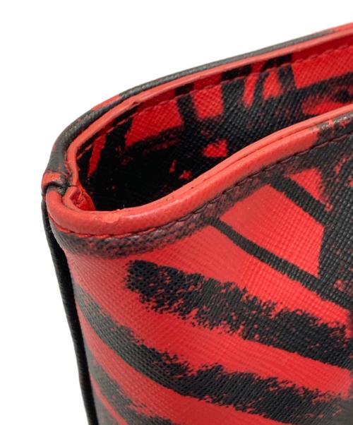 Vivienne Westwood（ヴィヴィアンウエストウッド）Vivienne Westwood (ヴィヴィアンウエストウッド) アングロマニア トートバッグ レッド×ブラックの古着・服飾アイテム
