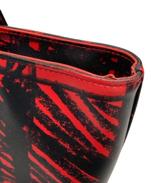 Vivienne Westwood（ヴィヴィアンウエストウッド）Vivienne Westwood (ヴィヴィアンウエストウッド) アングロマニア トートバッグ レッド×ブラックの古着・服飾アイテム