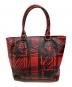 Vivienne Westwood (ヴィヴィアンウエストウッド) アングロマニア トートバッグ レッド×ブラック：7000円