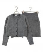 FRAY IDフレイ アイディー）の古着「ラクーンニットセットアップ」｜グレー