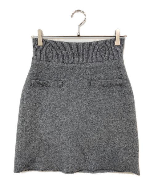 FRAY ID（フレイ アイディー）FRAY ID (フレイ アイディー) ラクーンニットセットアップ グレー サイズ:Fの古着・服飾アイテム