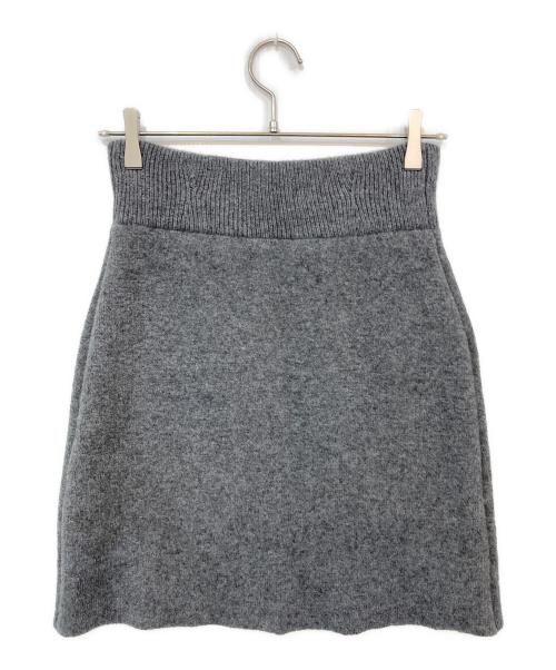 FRAY ID（フレイ アイディー）FRAY ID (フレイ アイディー) ラクーンニットセットアップ グレー サイズ:Fの古着・服飾アイテム