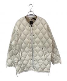 TAION（タイオン）の古着「W-ZIP SHORT DOWN JACKET」｜ホワイト
