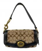 COACHコーチ）の古着「ターンロック シグネチャー ワンショルダーバッグ」