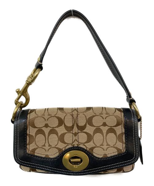 COACH（コーチ）COACH (コーチ) ターンロック シグネチャー ワンショルダーバッグの古着・服飾アイテム