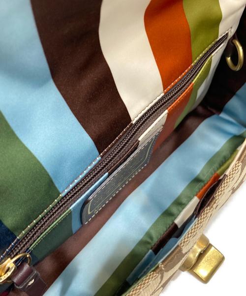COACH（コーチ）COACH (コーチ) ターンロック シグネチャー ワンショルダーバッグの古着・服飾アイテム