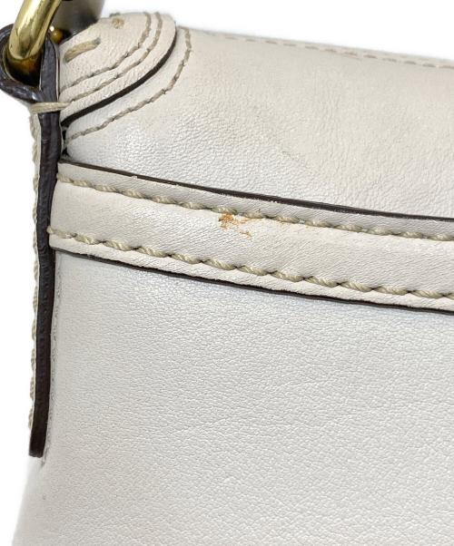 COACH（コーチ）COACH (コーチ) レザーワンショルダーバッグ ホワイトの古着・服飾アイテム