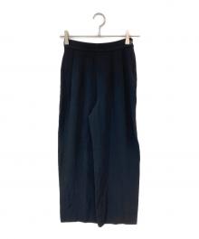 GIORGIO ARMANI（ジョルジョアルマーニ）の古着「タックパンツ」｜ブラック