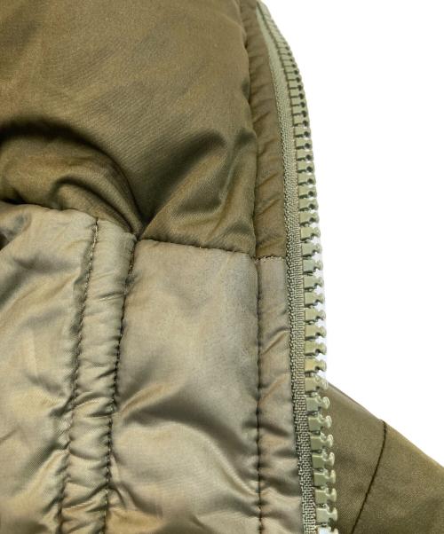 uniform experiment（ユニフォームエクスペリメント）uniform experiment (ユニフォームエクスペリメント) PADED MILITARY LONG PARKA/パデッドミリタリーロングパーカー カーキ サイズ:SIZE 1の古着・服飾アイテム