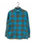 NOMA t.d.（ノーマティーディー）の古着「N Ombre Plaid Shirt/Nオンブレプレイドシャツ」｜ブルー