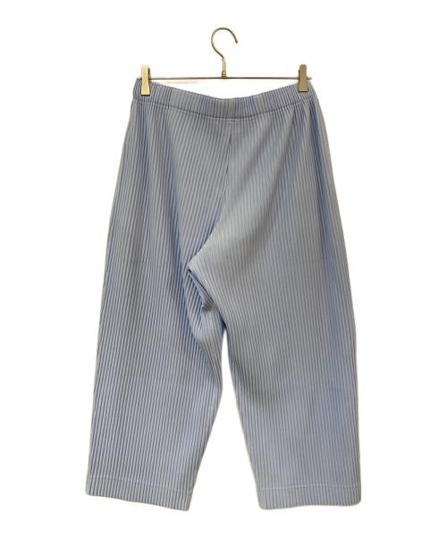 HOMME PLISSE ISSEY MIYAKE（オム プリッセ イッセイ ミヤケ）HOMME PLISSE ISSEY MIYAKE (オム プリッセ イッセイ ミヤケ) プリーツテーパードパンツ ブルー サイズ:SIZE 2の古着・服飾アイテム