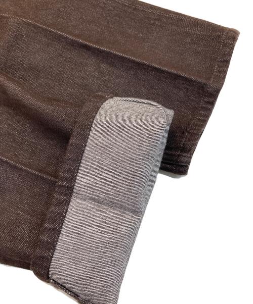 AURALEE（オーラリー）AURALEE (オーラリー) HARD TWIST DENIM 5P PANTS ブラウン サイズ:26の古着・服飾アイテム