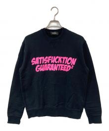 DSQUARED2（ディースクエアード）の古着「SATISFUCK COOL スウェット」｜ブラック