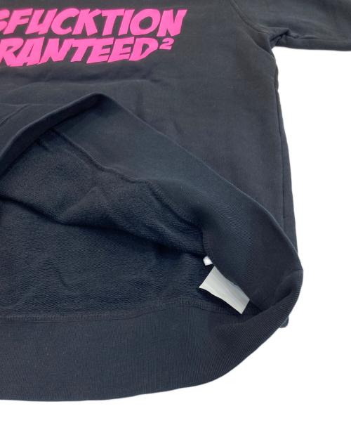 DSQUARED2（ディースクエアード）DSQUARED2 (ディースクエアード) SATISFUCK COOL スウェット ブラック サイズ:Sの古着・服飾アイテム