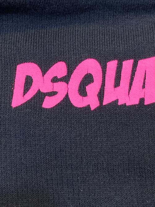 DSQUARED2（ディースクエアード）DSQUARED2 (ディースクエアード) SATISFUCK COOL スウェット ブラック サイズ:Sの古着・服飾アイテム