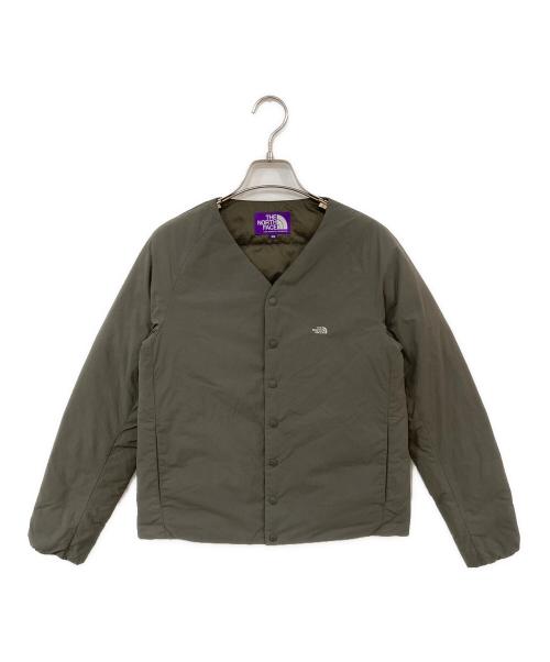 THE NORTHFACE PURPLELABEL（ザ・ノースフェイス パープルレーベル）THE NORTHFACE PURPLELABEL (ザ・ノースフェイス パープルレーベル) Down Cardigan ブラウン サイズ:WSの古着・服飾アイテム