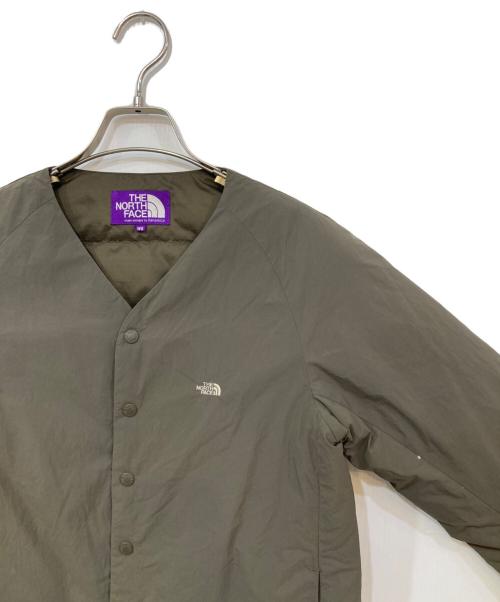 THE NORTHFACE PURPLELABEL（ザ・ノースフェイス パープルレーベル）THE NORTHFACE PURPLELABEL (ザ・ノースフェイス パープルレーベル) Down Cardigan ブラウン サイズ:WSの古着・服飾アイテム