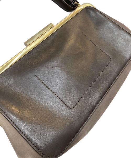 COACH（コーチ）COACH (コーチ) ターンロックレザーハンドバッグ ブラウンの古着・服飾アイテム