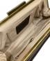 中古・古着 COACH (コーチ) ターンロックレザーハンドバッグ ブラウン：11000円