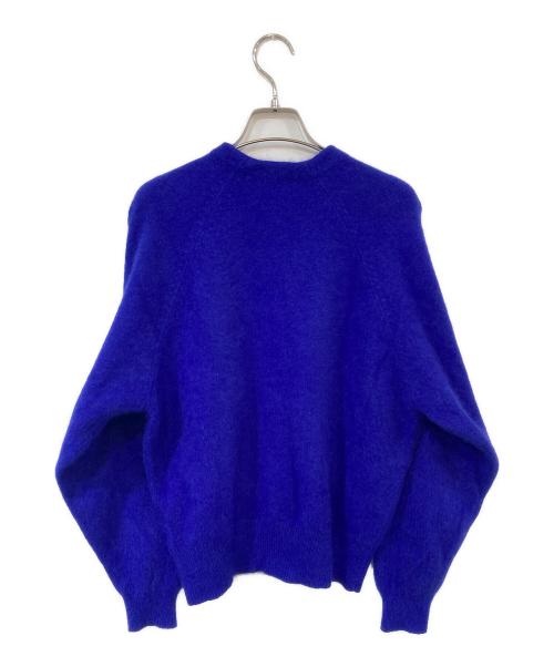 BALLSEY（ボールジィ）BALLSEY (ボールジィ) フラッフィーヤーン Vネックカーディガン ブルー サイズ:Sの古着・服飾アイテム
