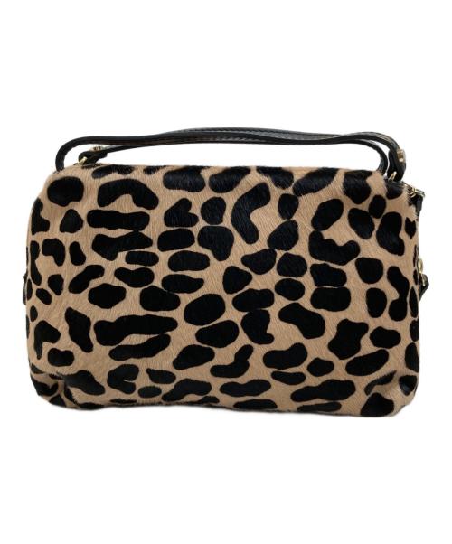 GIANNI CHIARINI（ジャンニ キアリーニ）GIANNI CHIARINI (ジャンニ キアリーニ) レオパードショルダーバッグ ベージュの古着・服飾アイテム