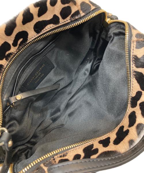 GIANNI CHIARINI（ジャンニ キアリーニ）GIANNI CHIARINI (ジャンニ キアリーニ) レオパードショルダーバッグ ベージュの古着・服飾アイテム