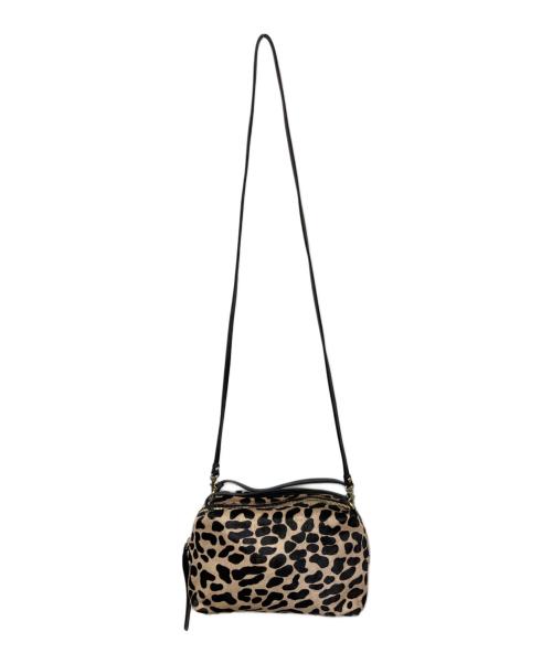 GIANNI CHIARINI（ジャンニ キアリーニ）GIANNI CHIARINI (ジャンニ キアリーニ) レオパードショルダーバッグ ベージュの古着・服飾アイテム