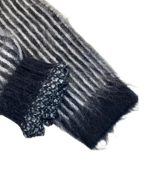 SUPREME（シュプリーム）SUPREME (シュプリーム) 2-Tone Mohair Cardigan/２トーンモヘアカーディガン ブラック サイズ:SIZE Mの古着・服飾アイテム