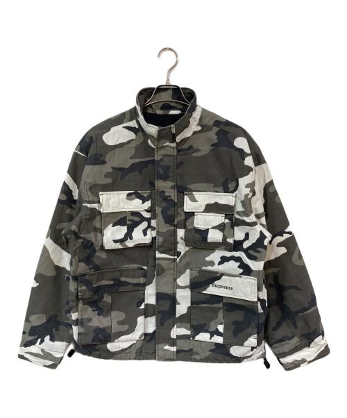 SUPREME（シュプリーム）Supreme (シュプリーム) Aphex Twin (エイフェックス ツイン) Alpha Industries Cargo Jacket グレー サイズ:Mの古着・服飾アイテム