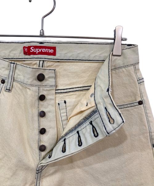 SUPREME（シュプリーム）Supreme (シュプリーム) Regular Jean アイボリー サイズ:W30の古着・服飾アイテム