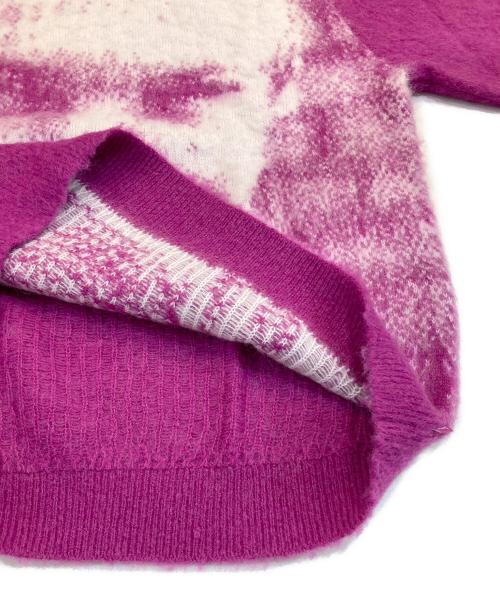 SUPREME（シュプリーム）Supreme (シュプリーム) Aphex Twin (エイフェックス ツイン) Mohair Sweater パープル サイズ:Lの古着・服飾アイテム