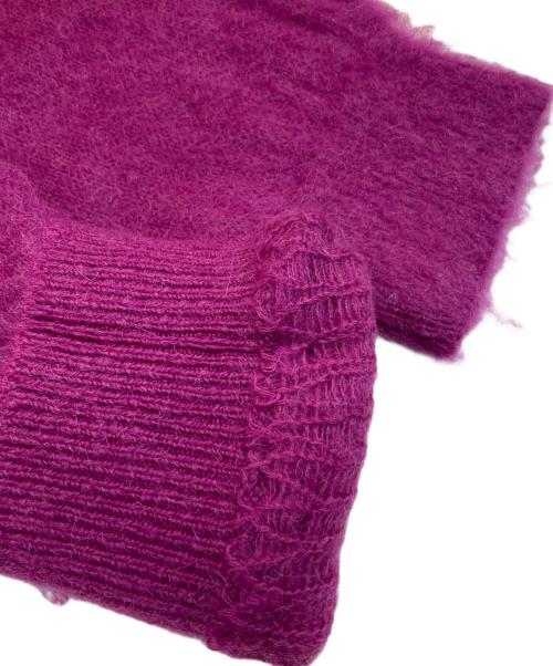 SUPREME（シュプリーム）Supreme (シュプリーム) Aphex Twin (エイフェックス ツイン) Mohair Sweater パープル サイズ:Lの古着・服飾アイテム