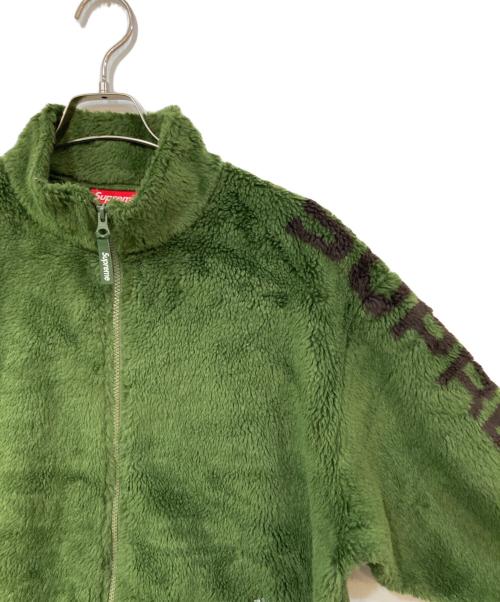 SUPREME（シュプリーム）SUPREME (シュプリーム) Shoulder Logo Fleece Jacket/ショルダーロゴフリースジャケット カーキ サイズ:SIZE Mの古着・服飾アイテム