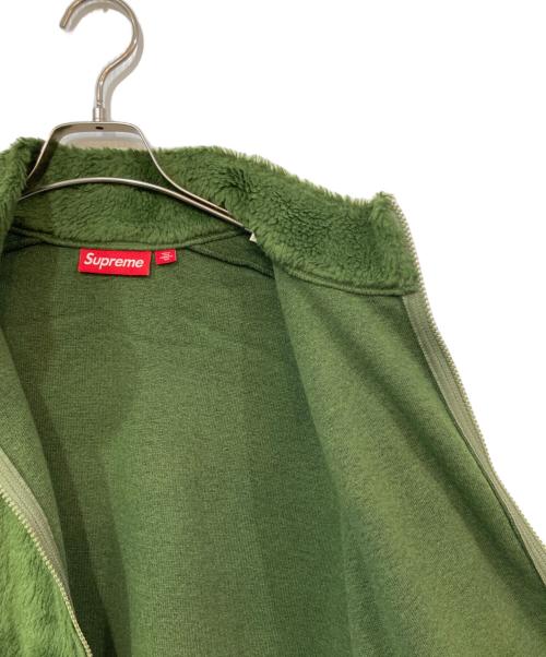 SUPREME（シュプリーム）SUPREME (シュプリーム) Shoulder Logo Fleece Jacket/ショルダーロゴフリースジャケット カーキ サイズ:SIZE Mの古着・服飾アイテム