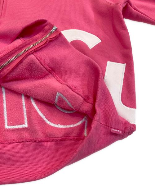 SUPREME（シュプリーム）Supreme (シュプリーム) Big Logo Zip Up Hooded Sweatshirt Magenta ピンク サイズ:Sの古着・服飾アイテム