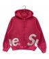 Supreme（シュプリーム）の古着「Big Logo Zip Up Hooded Sweatshirt Magenta」｜ピンク