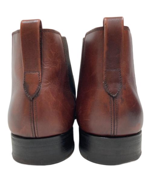 Soffice&Solid（ソフィス・アンド・ソリッド）Soffice&Solid (ソフィス・アンド・ソリッド) サイドゴアブーツ レッド サイズ:8 1/2の古着・服飾アイテム