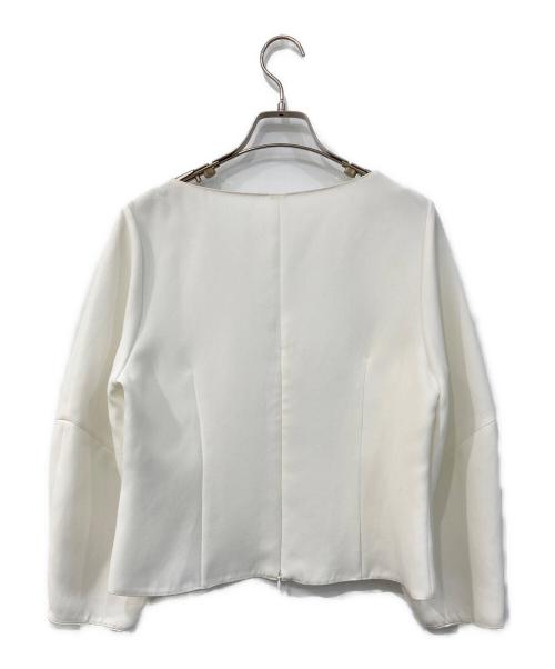 DES PRES（デ プレ）DES PRES (デ プレ) ボリュームスリーブブラウス ホワイト サイズ:SIZE36の古着・服飾アイテム