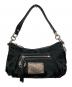COACH (コーチ) ポピー シグネチャー 2way ショルダーバッグ ブラック：8000円